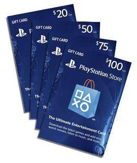 US Sony Playstation Network Gift Card $20, $50, $100