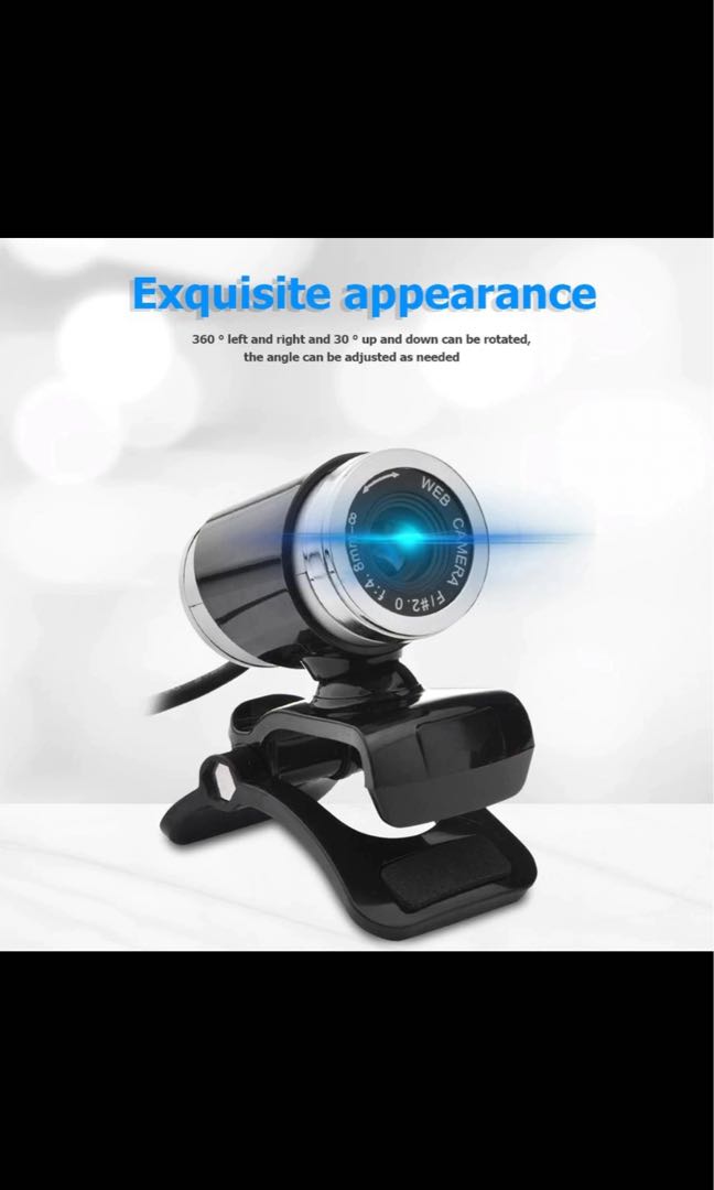 USB Webcam For Laptop, Desktop and Mac! Easy to Use! Stylish!