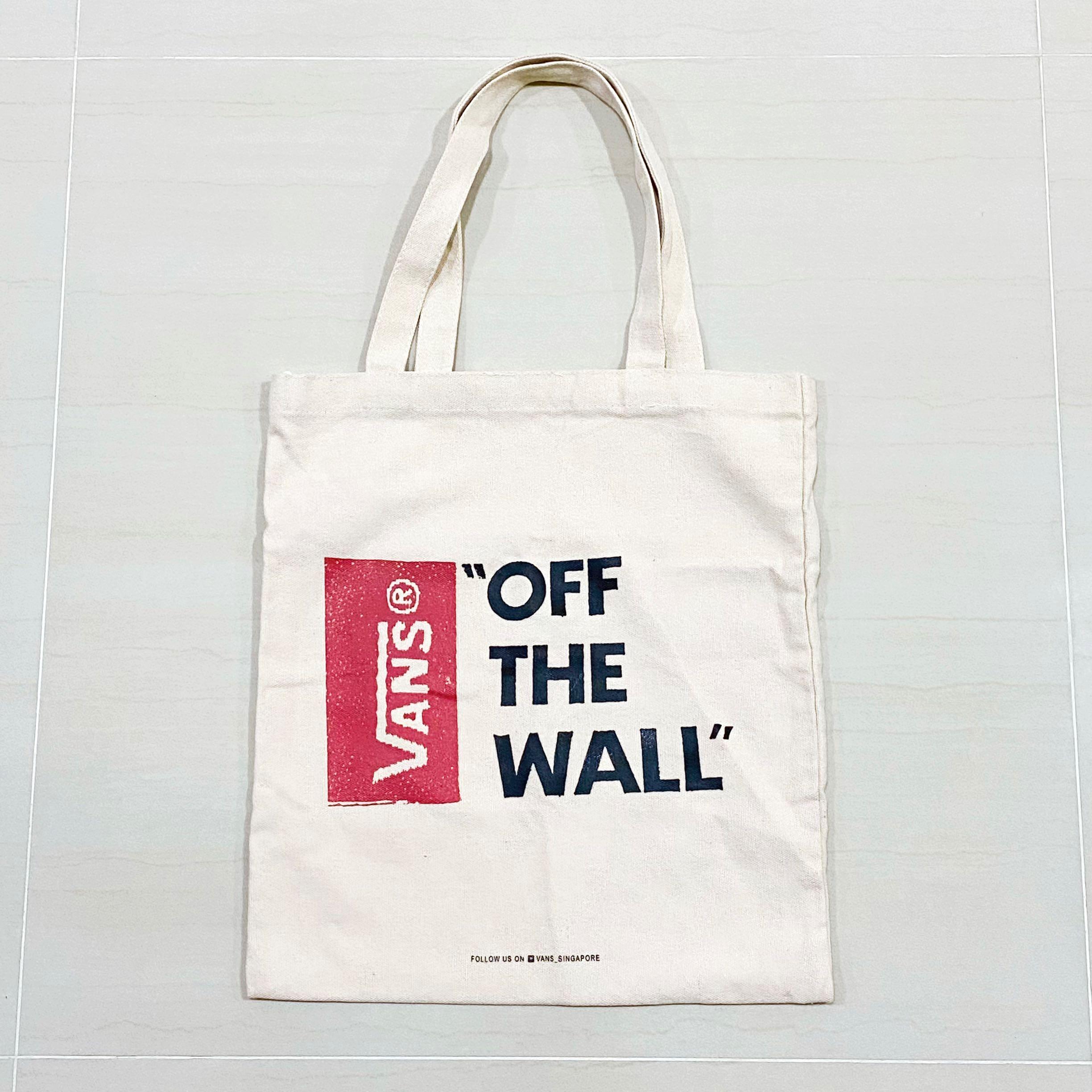 VANS | canvas tote bag, Women's Fashion 