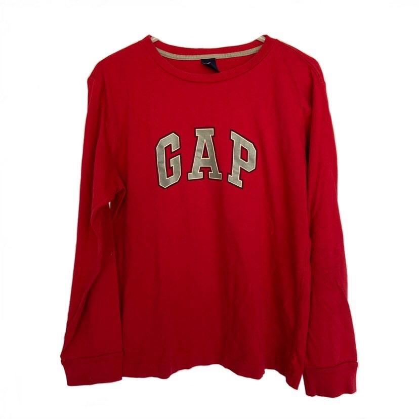 Vintage Gap Spell Out Logo Long Sleeve T Shirt Men S Fashion Clothes Tops On Carousell