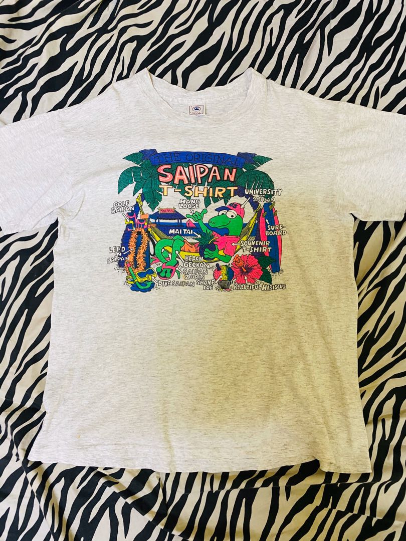 Vintage Saipan Tshirt, Men&rsquo;s Fashion, Tops & Sets, Tshirts & Polo