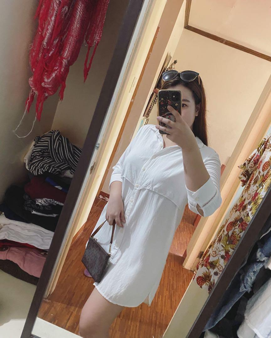 White dress (Category: Dresses) located in Dasmarinas. Submitted by mindfulclutter (Listing ID 1020452709, Image 1). Description: Good as new and no issue.