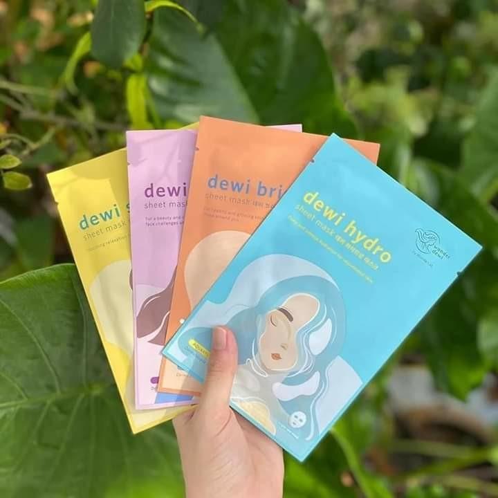Wonder Dewi Face Mask Health Beauty Skin Bath Body On Carousell