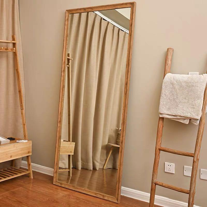 Wooden Mirror Furniture Home Decor Others On Carousell