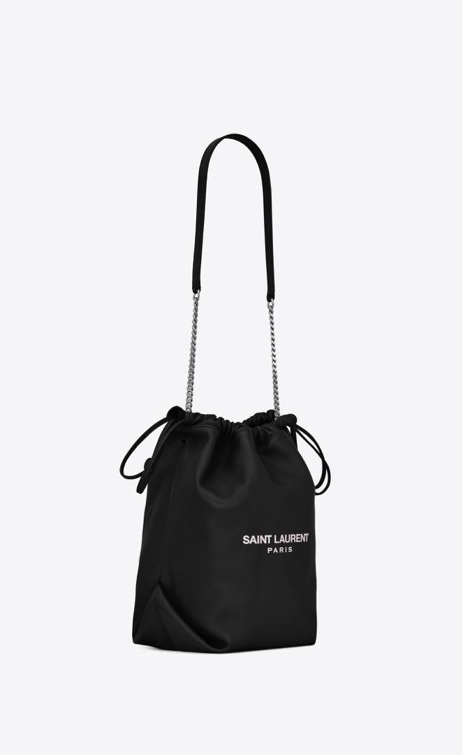 YSL TEDDY BUCKET BAG IN LAMBSKIN