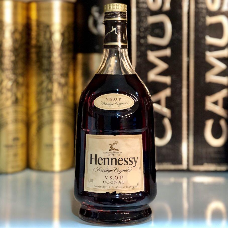 1L Hennessy VSOP Gold Cap Cognac 1000ml, Food & Drinks, Alcoholic