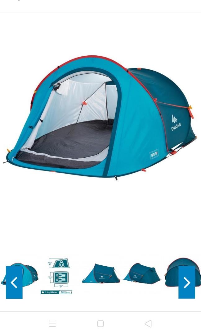 2 second pop up tent