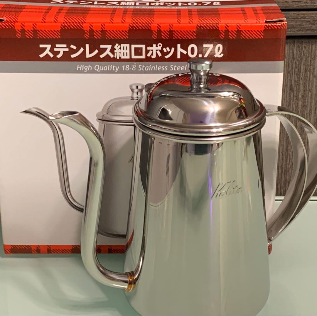 日本kalita 細口咖啡手沖壺0 7 L 電視及其他電器 廚房用具 水壺 Carousell