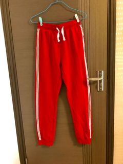 Girls' Red Track Pants