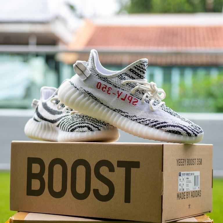 Yeezy boost 35 v2 zebra size discount