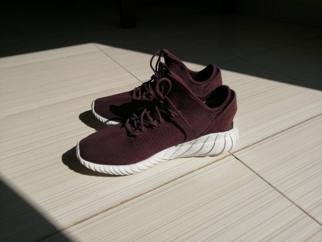 Adidas tubular doom shock maroon LebihNyaman Fesyen Pria Sepatu