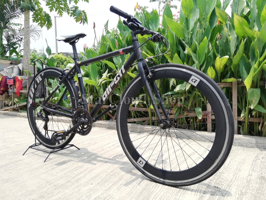 air resistance hybrid bike