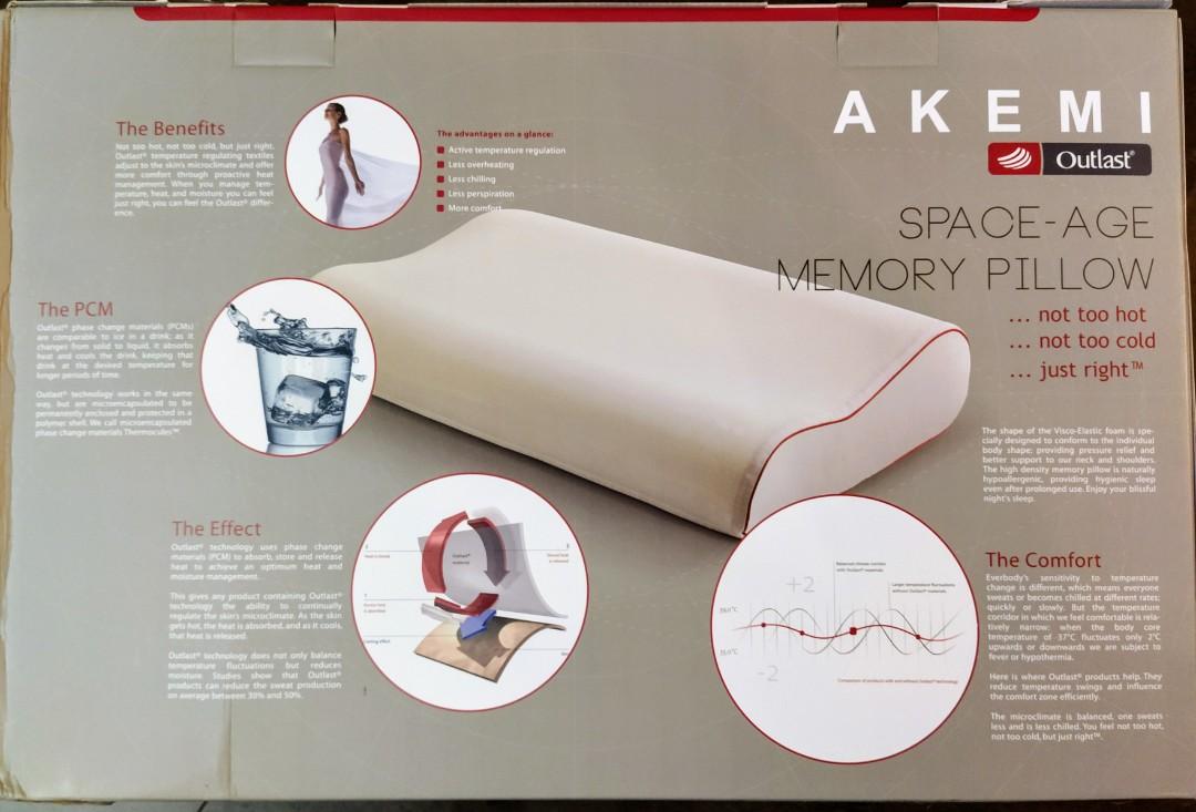 Outlast memory foam sales pillow