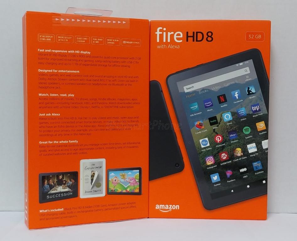 Amazon All New Fire Hd 8 Tablet 10th Gen 2 32gb 亞馬遜平板電腦 Hands Free With Alexa 2 0 Ghz Quad Core Processor Up To 12 Hours Battery Life 100 Brand New 電子產品 其他 Carousell