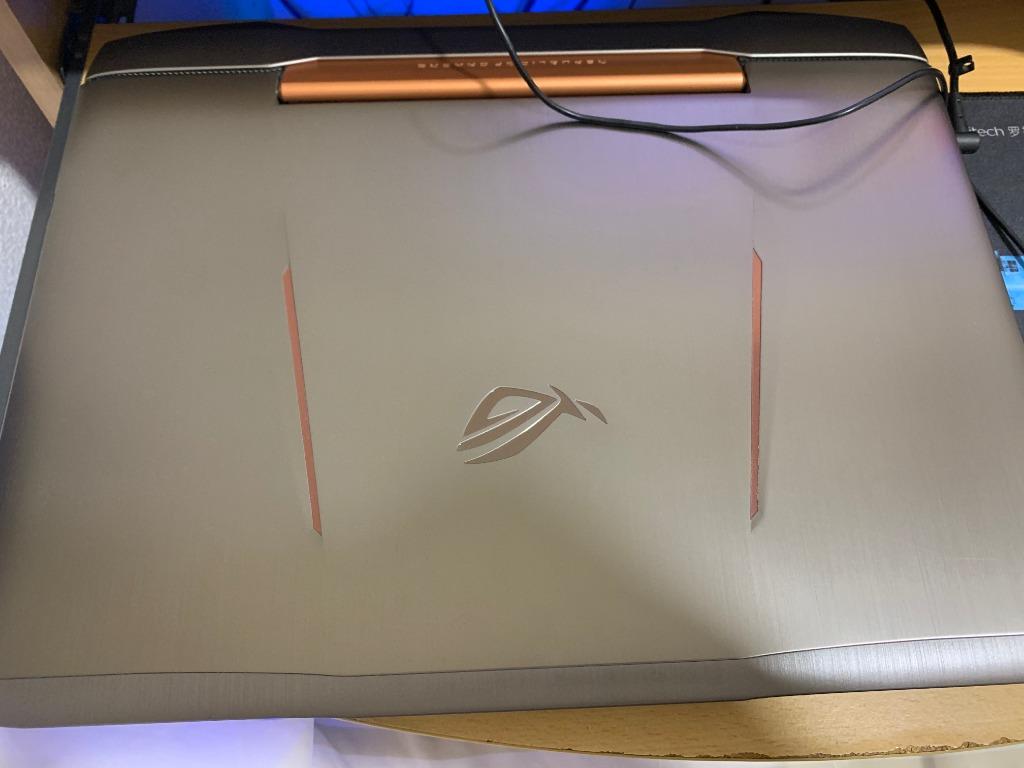 ASUS Gaming laptop (Category: Laptops & Notebooks) located in Navotas City. Submitted by asaenterprises (Listing ID 1020764986, Image 2). Description: ASUS ROG G752 17.3 inches screen Gaming laptop in very good condition. Didn't used for gaming. Still looks new. Boots really fast (less than 10 sec) 128gb m.2 PCIe nvme 1TB SATA drive (storage) Intel core i7 16GB of RAM NVIDIA GeForce GTX 1060 GDDR5 6GB *Complete with Box, Manual, etc. Free gaming 
