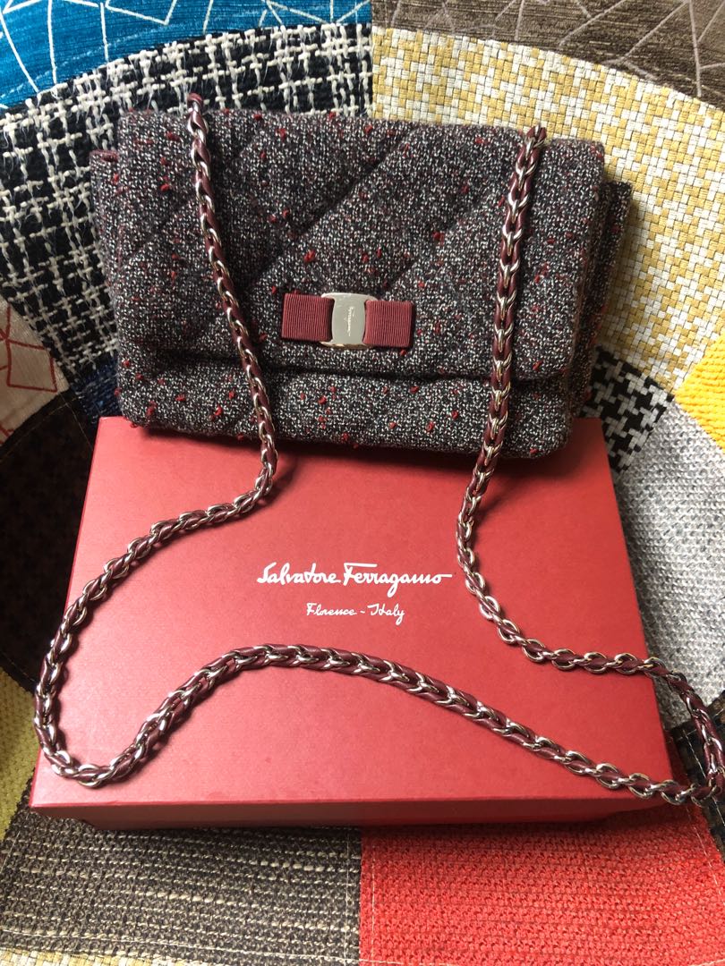 ferragamo quilted bolsa