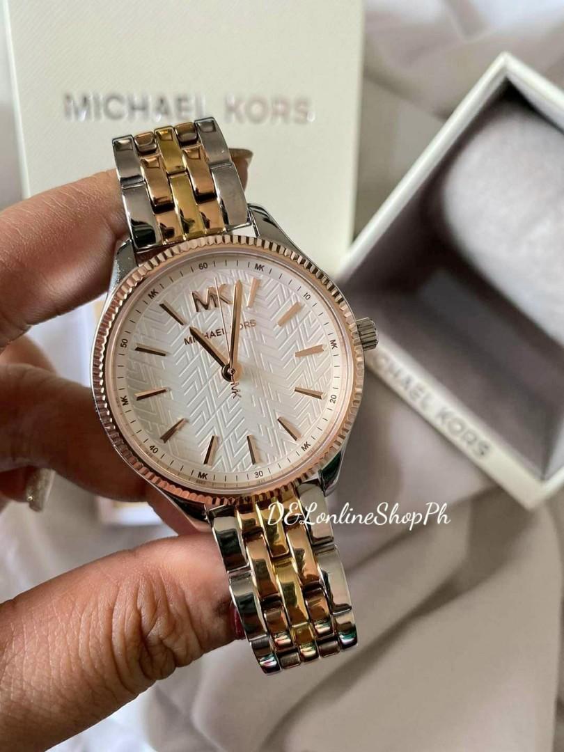 AUTHENTIC MK TRI TONE WATCH