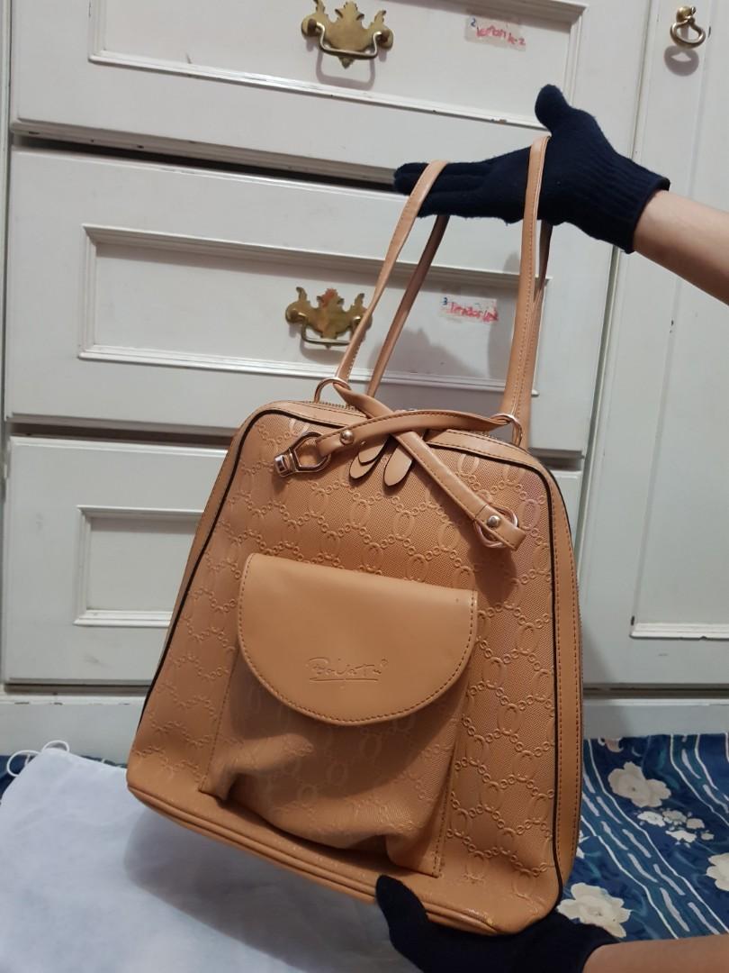 Boyatu Backpack Shoulder Bag Fesyen Wanita Tas Dompet di
