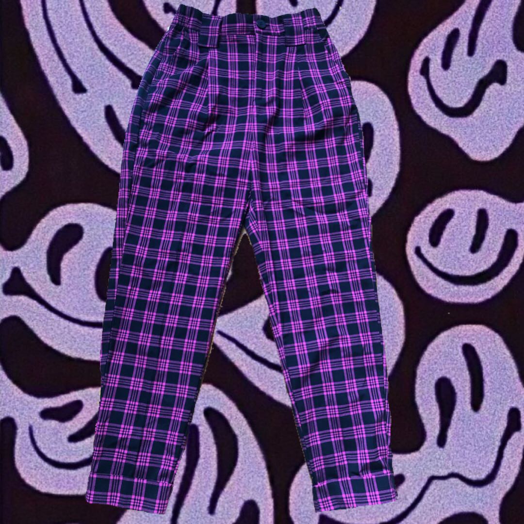 Black And Pink Plaid Pants | atelier-yuwa.ciao.jp