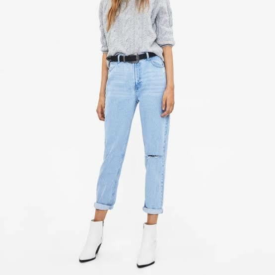 bershka culotte jean