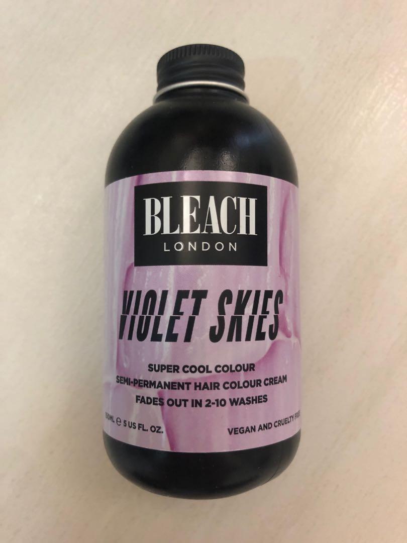 bleach london violet skies super cool colour 染髮劑 漂染, 美容＆化妝品, 健康及美容 頭髮護理 Carousell