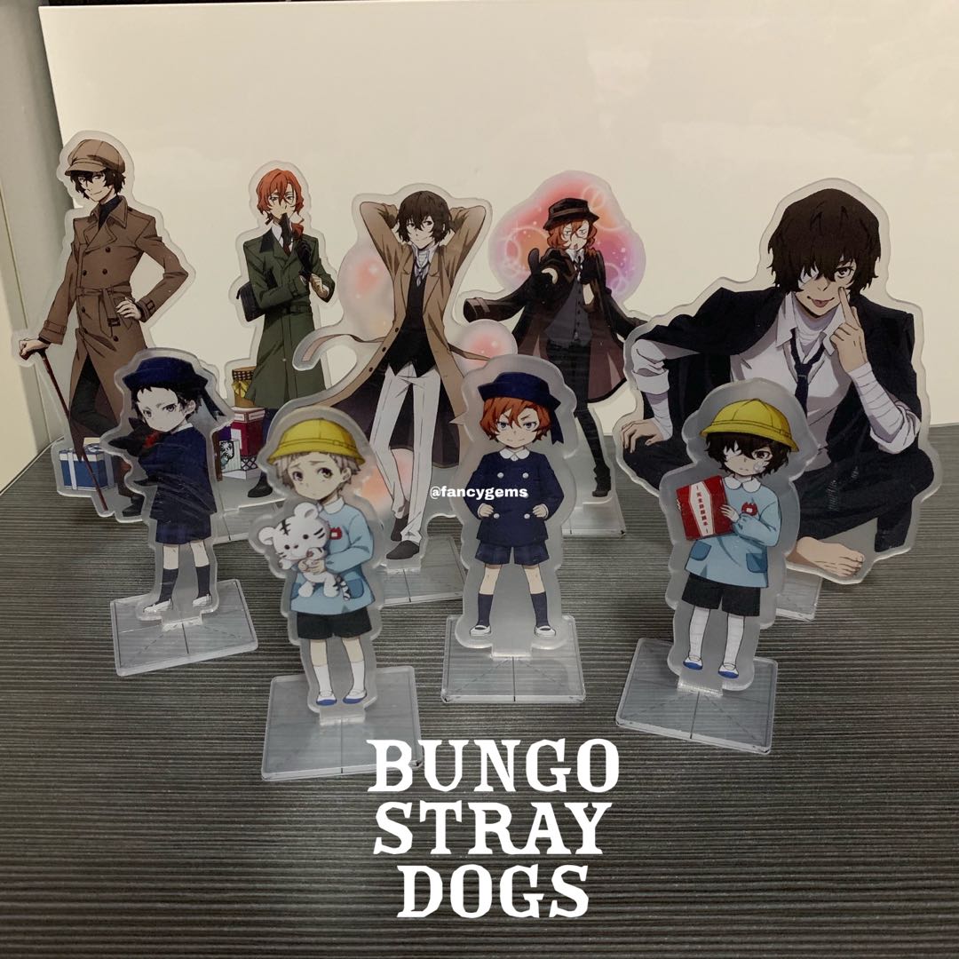 Bn Instocks Bungo Stray Dogs Acrylic Standees Hobbies Toys Memorabilia Collectibles Fan Merchandise On Carousell