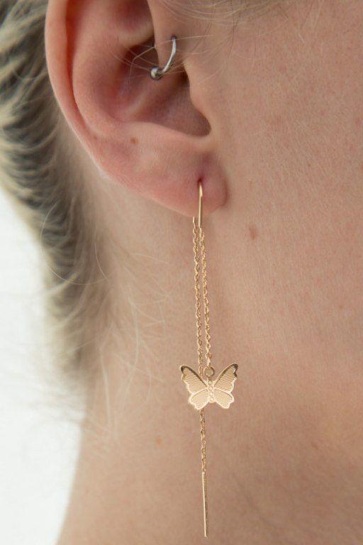 Brandy Melville | Jewelry | Brandy Melville White Acrylic Butterfly Earrings  | Poshmark