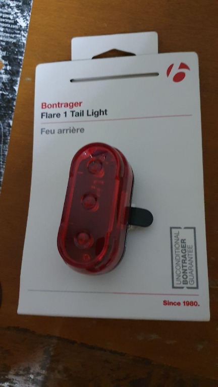 Bontrager Flare 1 Rear Bike Light Sports Equipment Bicycles