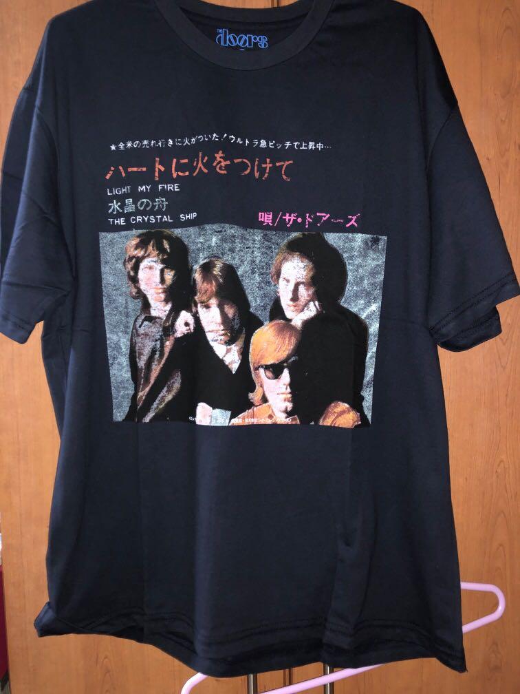 Brandy Melville The Doors Japan Tee Men S Fashion Tops Sets Tshirts Polo Shirts On Carousell