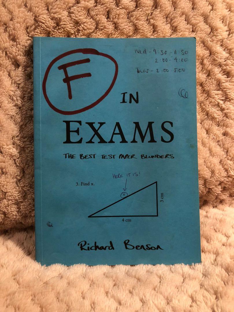 Buku Humor F In Exams By Richard Benson English Paperback Buku Alat Tulis Buku Di Carousell Buku Humor F In Exams By Richard Benson English Paperback Buku Alat Tulis Buku Di Carousell