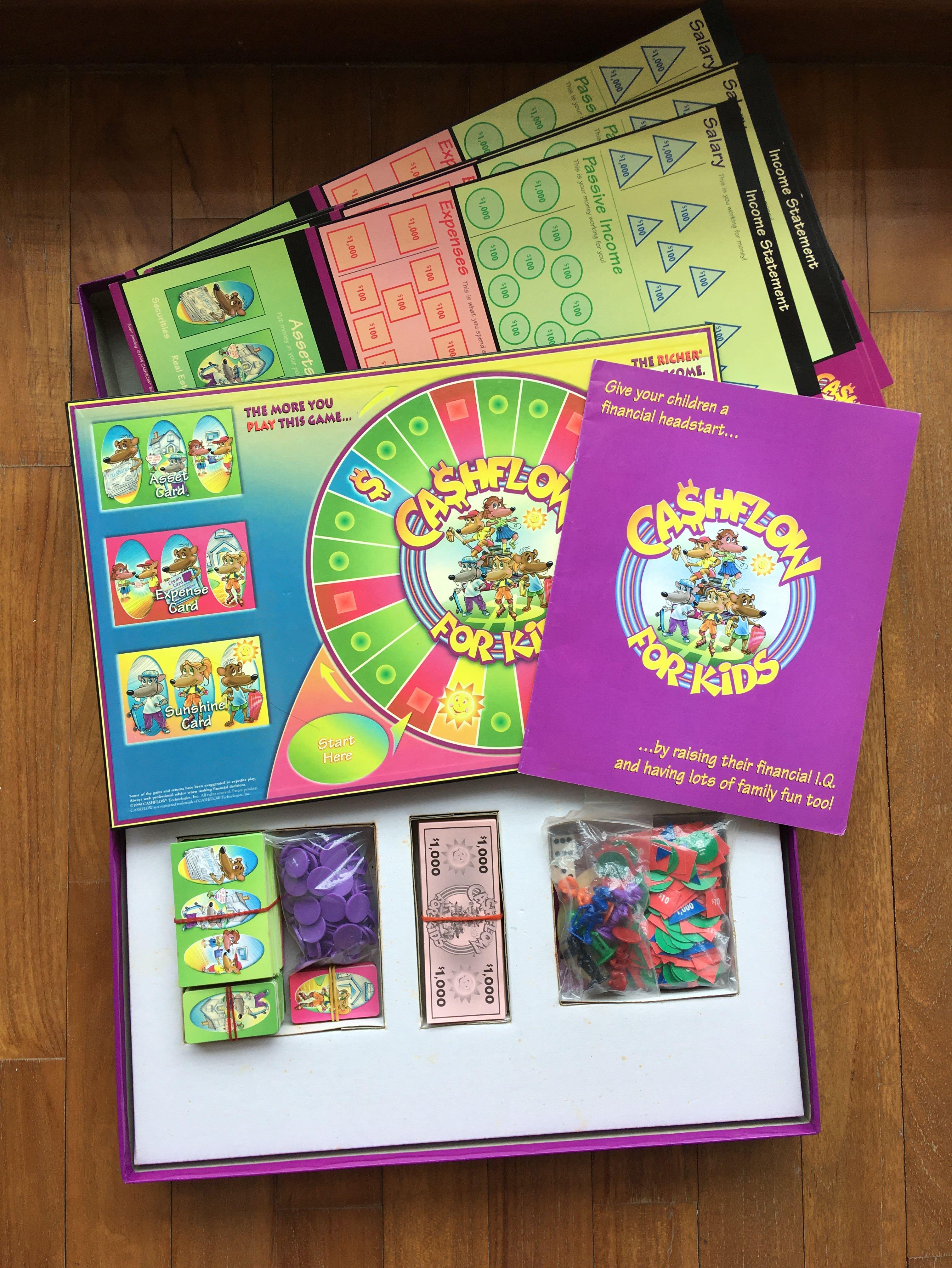 CASHFLOW for KIDS Financial Literacy Board Game, Hobbies & Toys, Toys