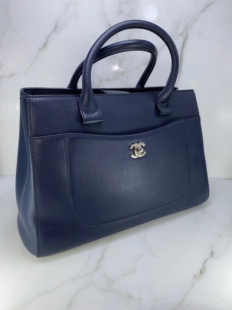 Chanel Beige Leather Executive Tote Bag
