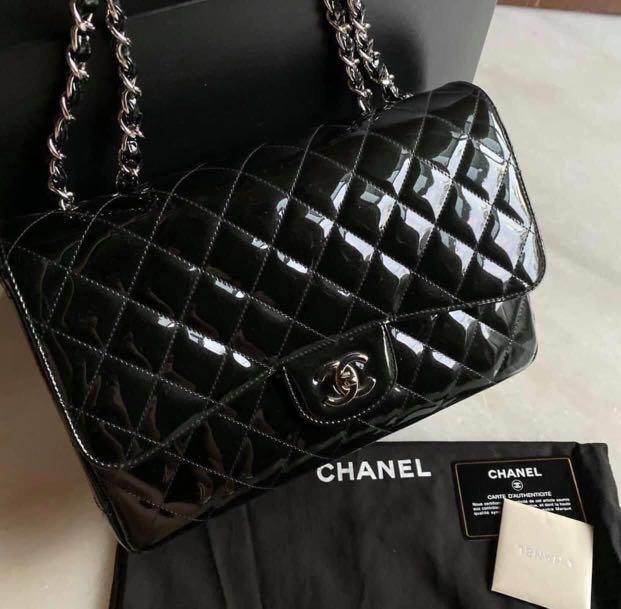 chanel jumbo patent