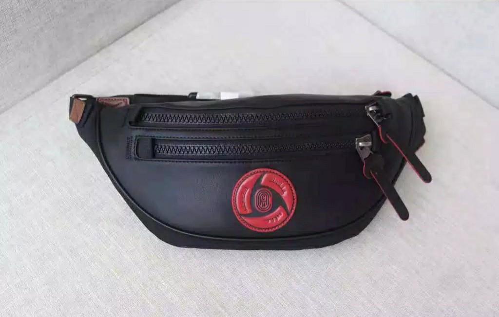 Coach Naruto Mode Waistbag, Fesyen Pria, Tas & Dompet , Tas Selempang