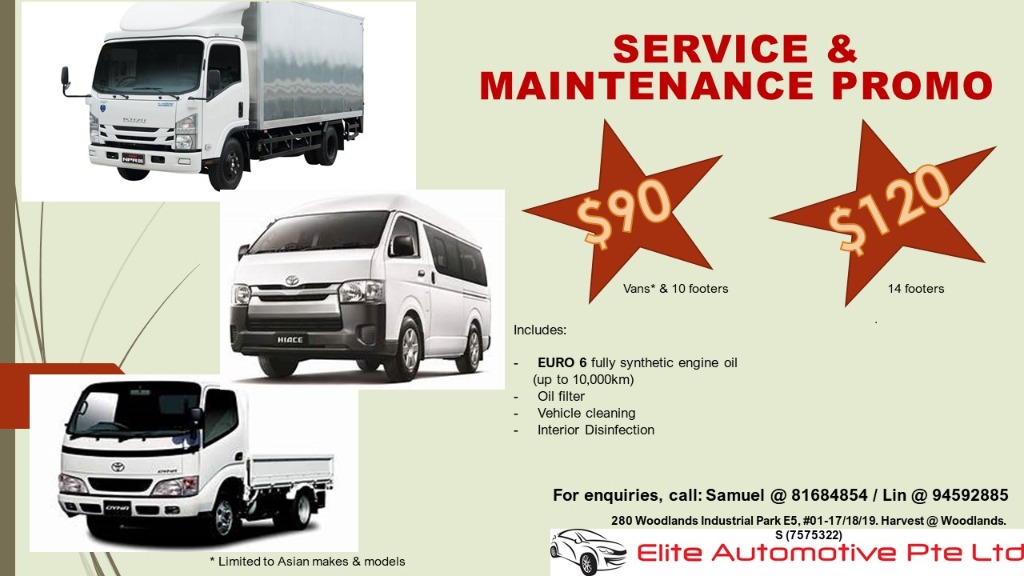 Commercial vehicle servicing from 90!, Car Accessories, Car