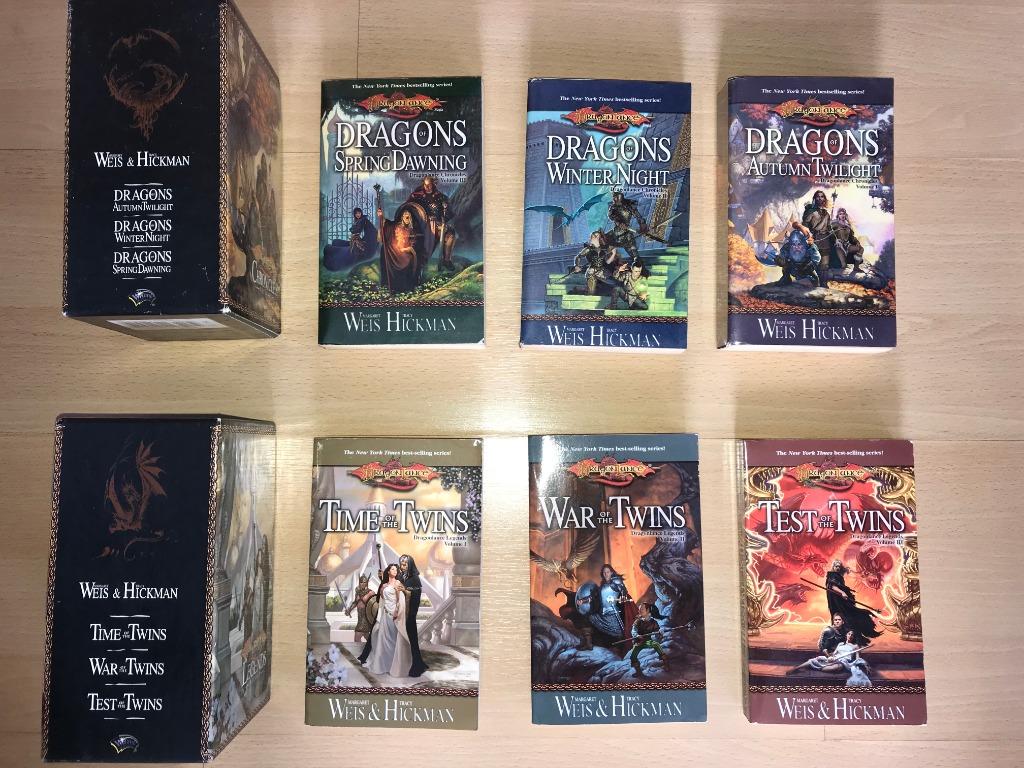 Complete Trilogy Set Dragonlance Chronicles Books Stationery Fiction On Carousell