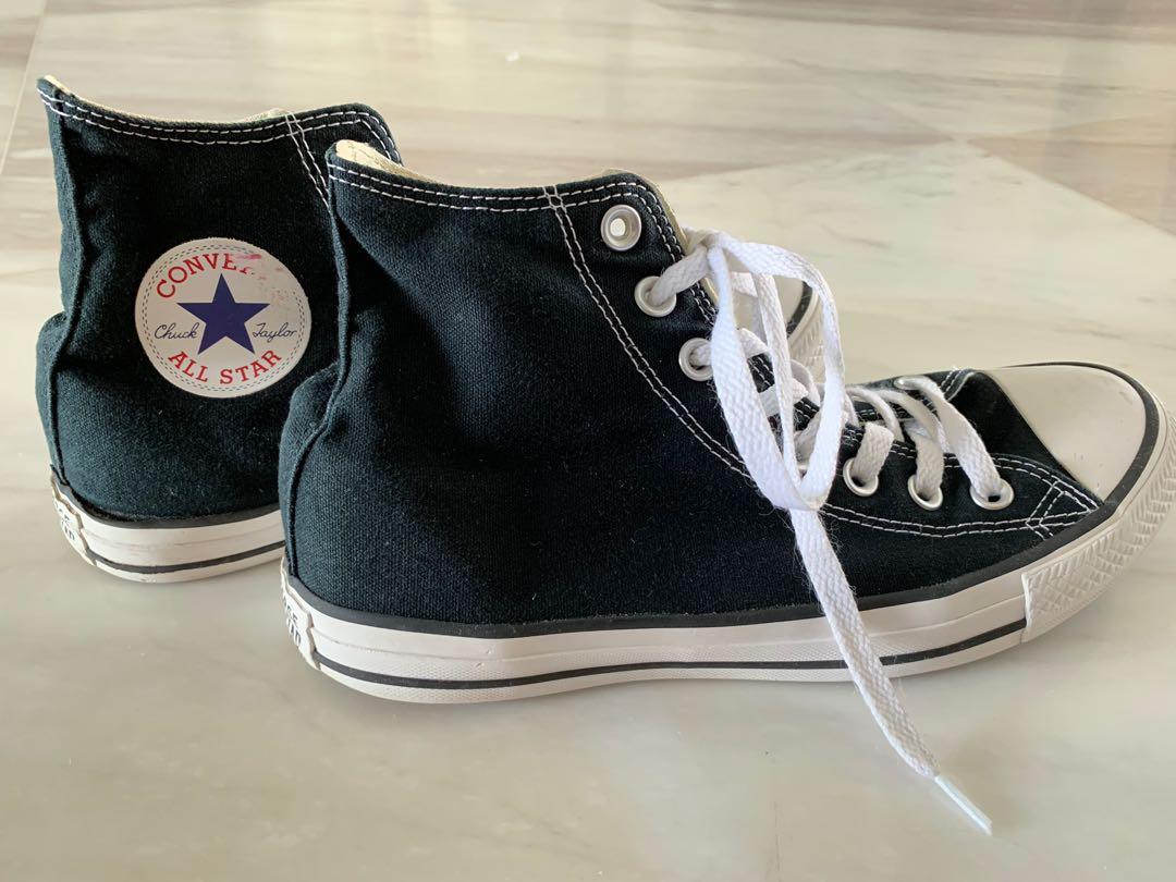 Converse Chuck Hi Black Men s Fashion Footwear Sneakers on