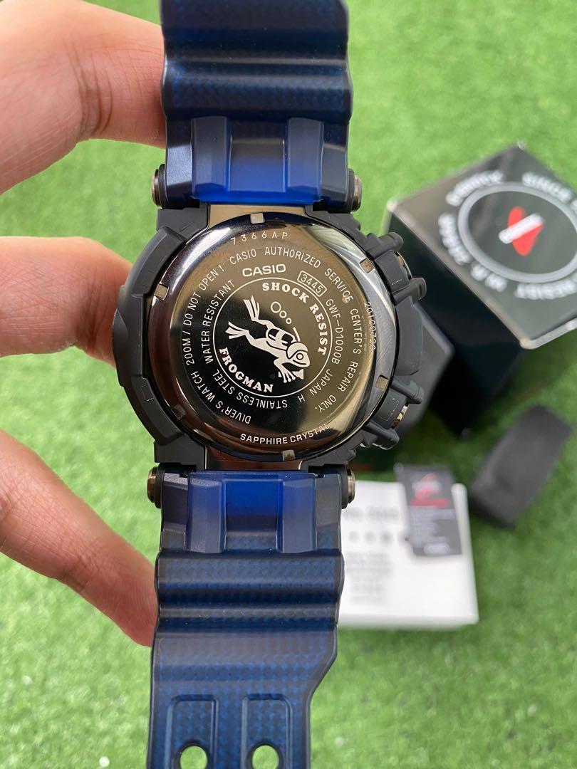 G Shock Frogman GWF D1000B Paskal Men s Fashion Watches