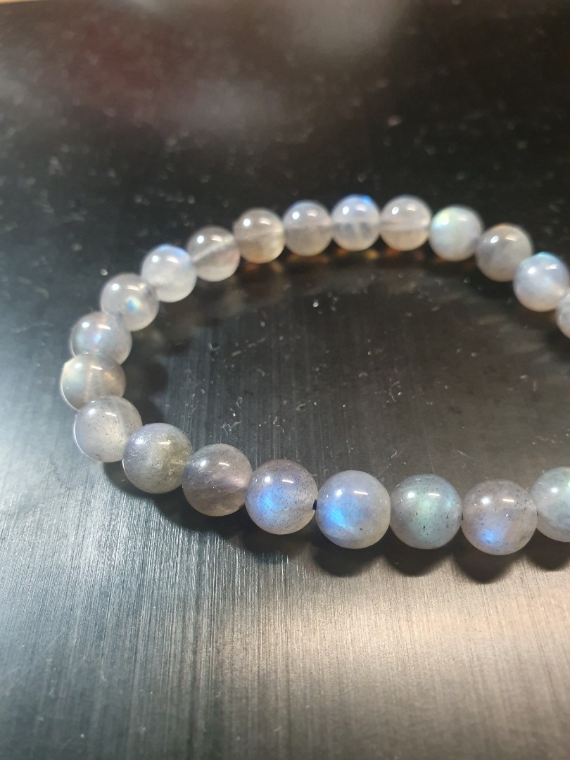 Grey moonstone bracelet sale