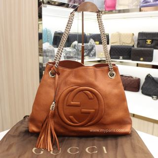 Gucci soho sales shoulder chain bag