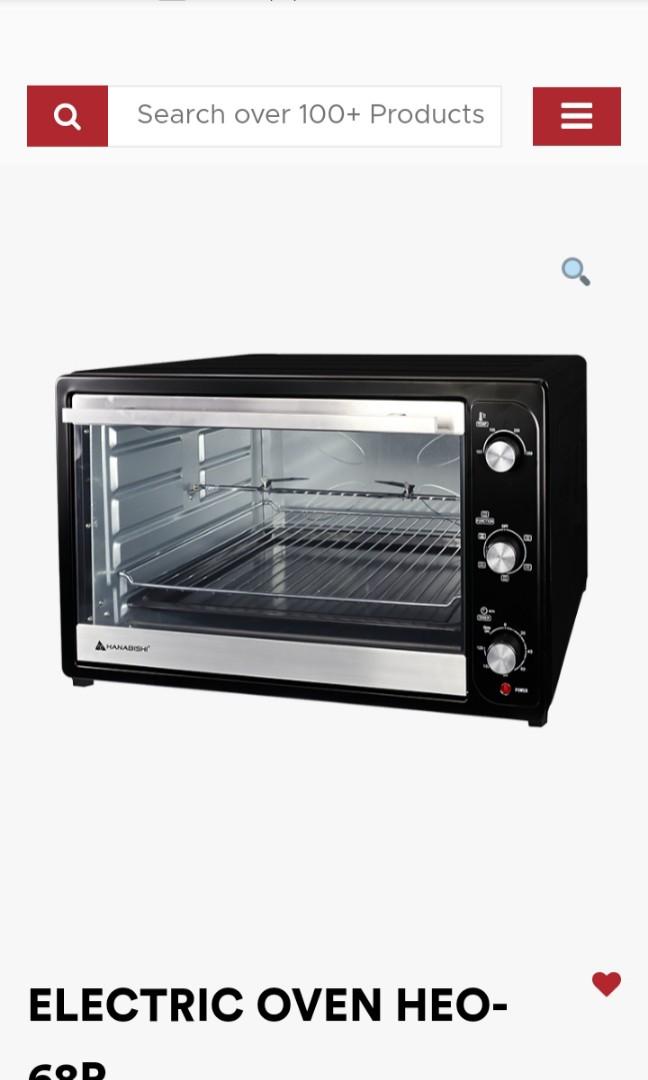 Hanabishi Electric Oven Heo 68r 68l Home Furniture Home Appliances Other Kitchen Appliances On Carousell