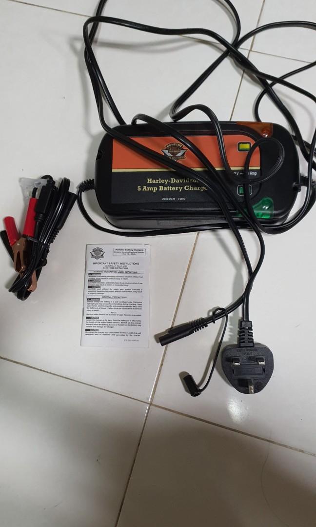 Harley Davidson 5 Amp Battery Charger, Sports Equipment, PMDs, E