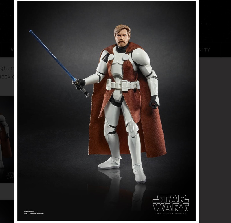 Clone commander kenobi black series deals