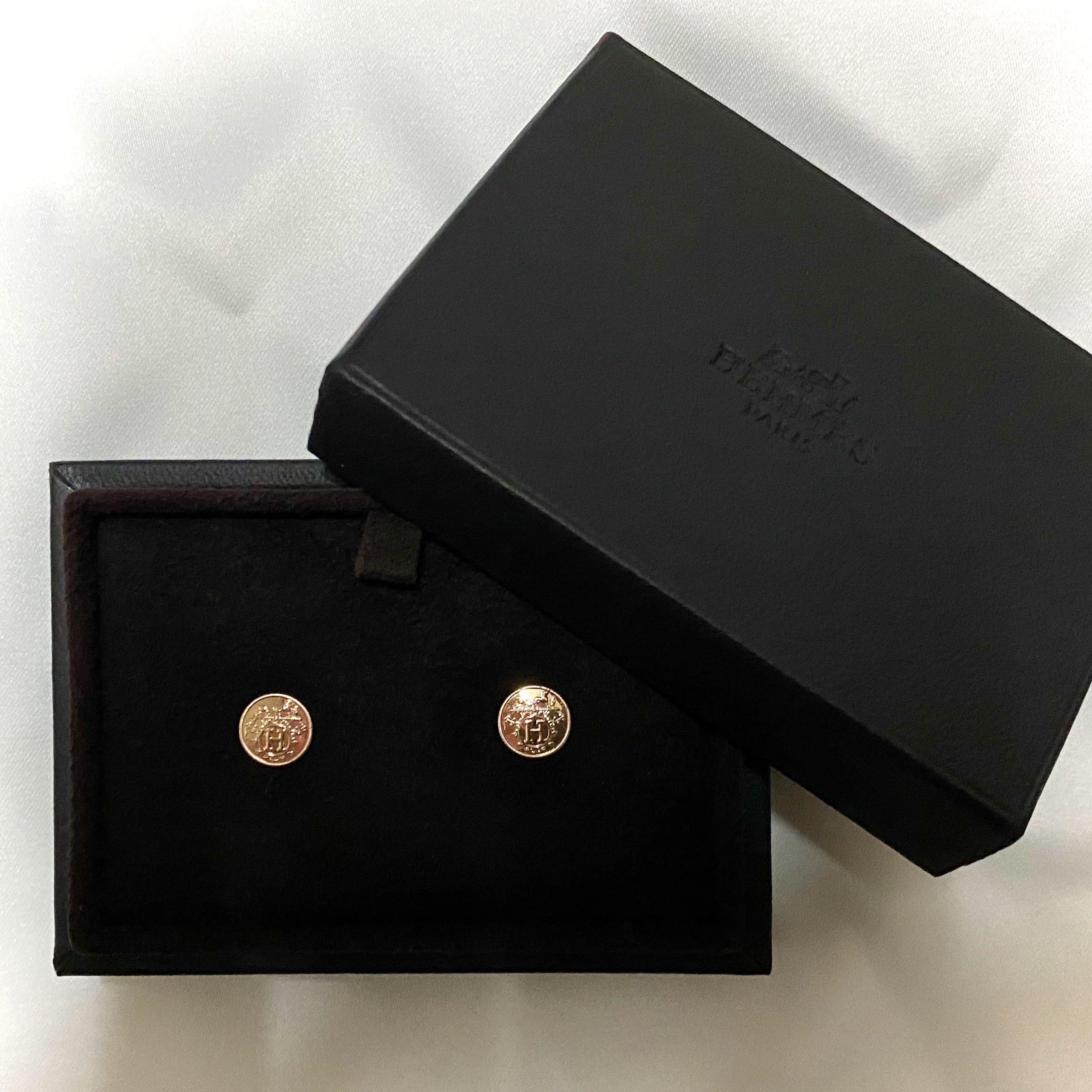 Hermes ex clearance libris earrings