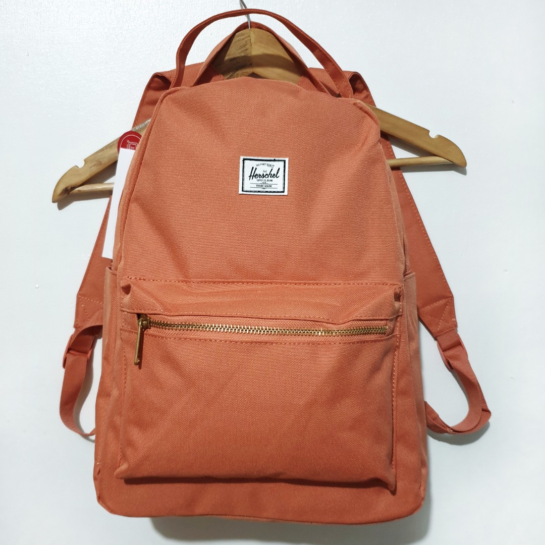 herschel apricot backpack