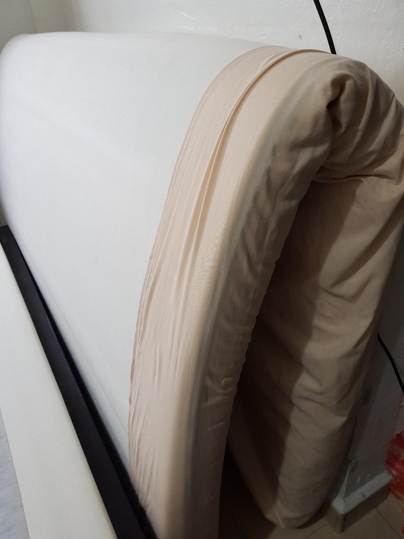 Ikea bed base and mattress, Furniture, Beds & Mattresses on Carousell