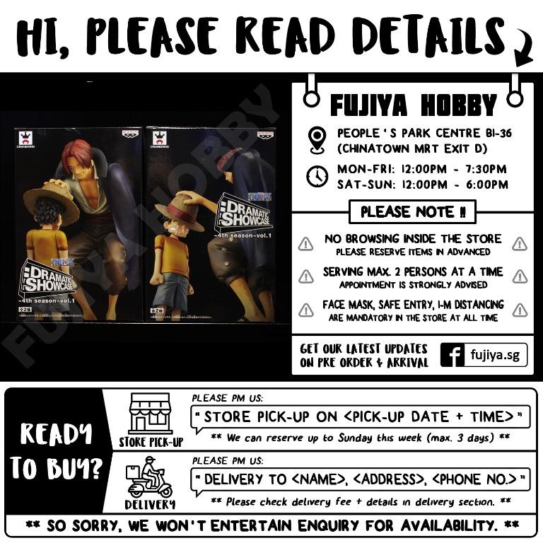 In Stock Last 1 One Piece Dramatic Showcase 4th Season Vol 1 Shanks Monkey D Luffy Japan Gold Toei Sticker Toys Games Bricks Figurines On Carousell