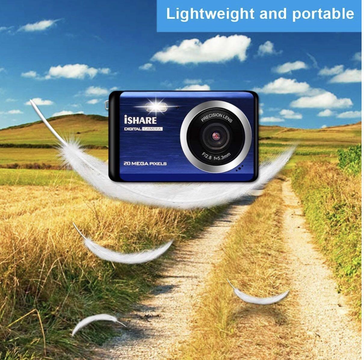 Ishare 20 MP Rechargeable Digital Camera, Photography, Cameras on Carousell