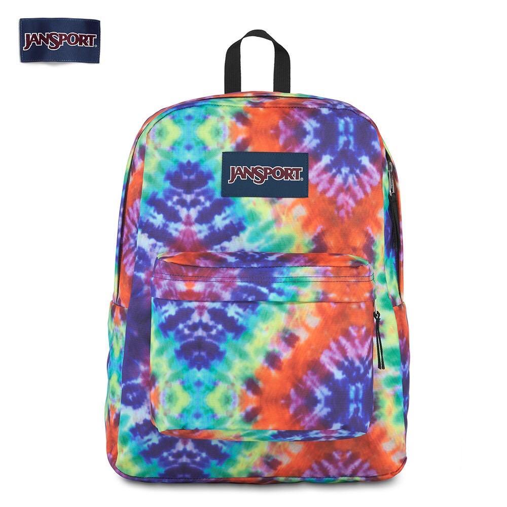 Jansport tie dye backpack on sale