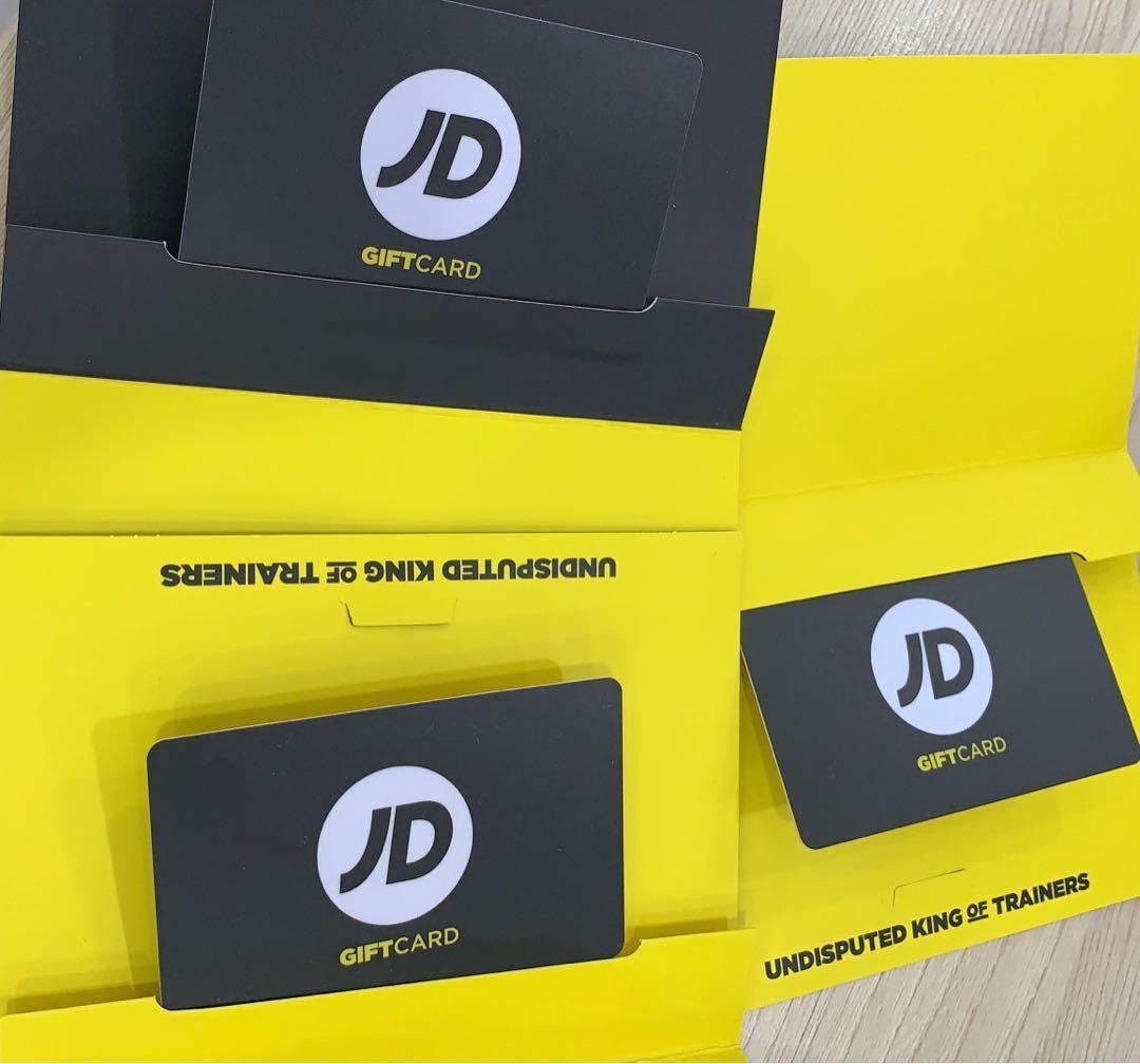 E gift shop card jd sports